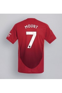 Manchester United Mason Mount #7 Fotballdrakt Hjemme Klær 2024-25 Korte ermer